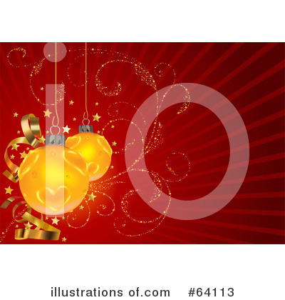 Royalty-Free (RF) Christmas Background Clipart Illustration by dero - Stock Sample #64113