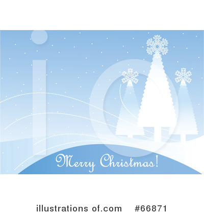 Royalty-Free (RF) Christmas Background Clipart Illustration by Pushkin - Stock Sample #66871