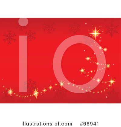 Royalty-Free (RF) Christmas Background Clipart Illustration by Pushkin - Stock Sample #66941