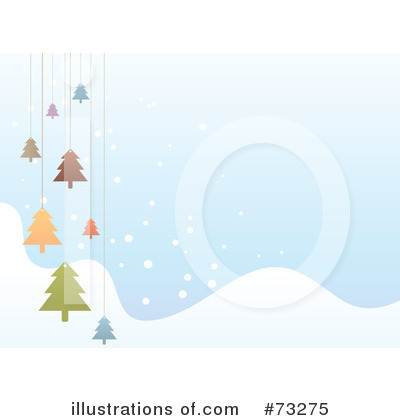 Royalty-Free (RF) Christmas Background Clipart Illustration by Qiun - Stock Sample #73275