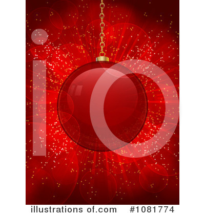 Royalty-Free (RF) Christmas Bauble Clipart Illustration by elaineitalia - Stock Sample #1081774