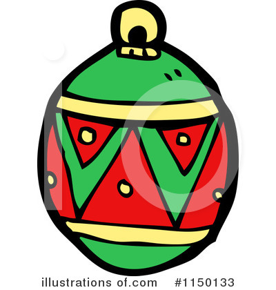 Royalty-Free (RF) Christmas Bauble Clipart Illustration by lineartestpilot - Stock Sample #1150133