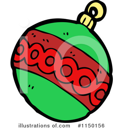 Royalty-Free (RF) Christmas Bauble Clipart Illustration by lineartestpilot - Stock Sample #1150156