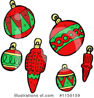 Royalty-Free (RF) Christmas Bauble Clipart Illustration by lineartestpilot - Stock Sample #1150159