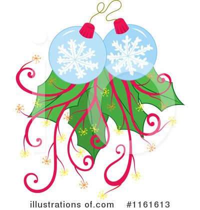 Christmas Baubles Clipart #1161613 by Cherie Reve