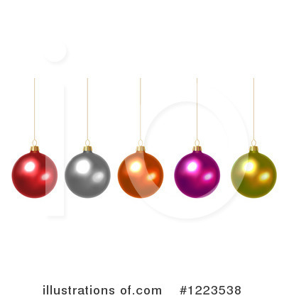 Royalty-Free (RF) Christmas Bauble Clipart Illustration by vectorace - Stock Sample #1223538