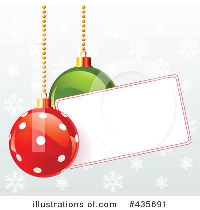 Royalty-Free (RF) Christmas Bauble Clipart Illustration by Pushkin - Stock Sample #435691