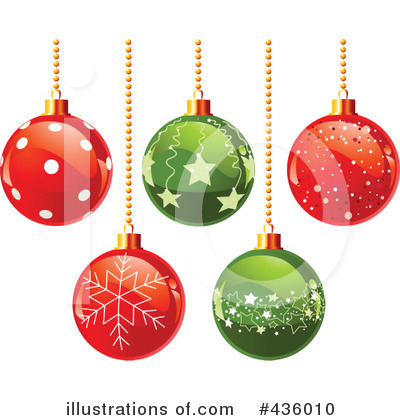 Royalty-Free (RF) Christmas Bauble Clipart Illustration by Pushkin - Stock Sample #436010