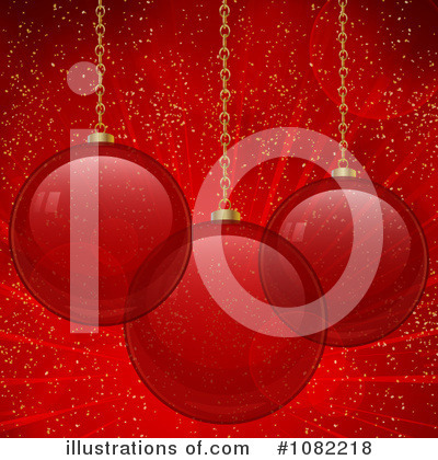 Royalty-Free (RF) Christmas Baubles Clipart Illustration by elaineitalia - Stock Sample #1082218