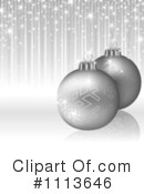 Christmas Baubles Clipart #1113646 by dero