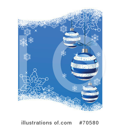 Royalty-Free (RF) Christmas Baubles Clipart Illustration by Pushkin - Stock Sample #70580
