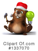 Christmas Beaver Clipart #1337070 by Julos