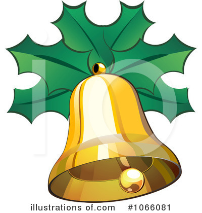 Royalty-Free (RF) Christmas Bell Clipart Illustration by Vector Tradition SM - Stock Sample #1066081