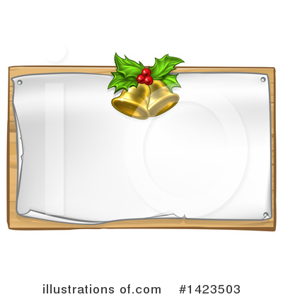 Christmas Bells Clipart #1423503 by AtStockIllustration