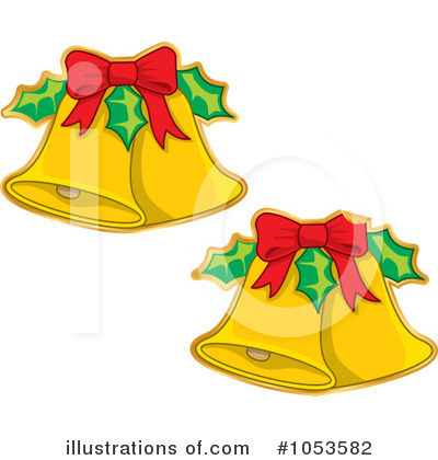 Royalty-Free (RF) Christmas Bells Clipart Illustration by Any Vector - Stock Sample #1053582