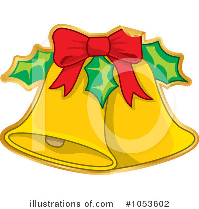 Christmas Bells Clipart #1053602 by Any Vector