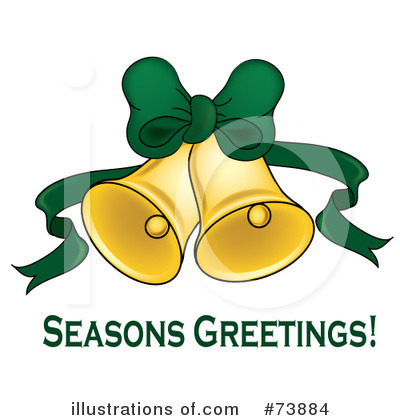 Royalty-Free (RF) Christmas Bells Clipart Illustration by Pams Clipart - Stock Sample #73884