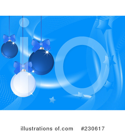 Royalty-Free (RF) Christmas Bulbs Clipart Illustration by elaineitalia - Stock Sample #230617