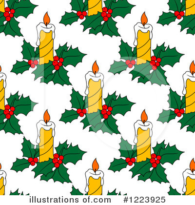 Royalty-Free (RF) Christmas Candle Clipart Illustration by Vector Tradition SM - Stock Sample #1223925