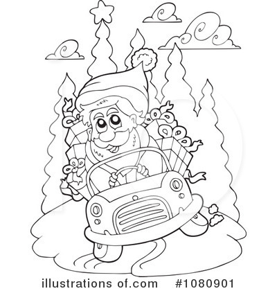 Royalty-Free (RF) Christmas Clipart Illustration by visekart - Stock Sample #1080901
