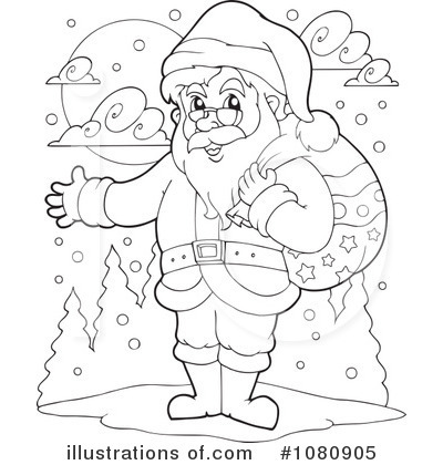 Royalty-Free (RF) Christmas Clipart Illustration by visekart - Stock Sample #1080905