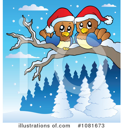 Royalty-Free (RF) Christmas Clipart Illustration by visekart - Stock Sample #1081673