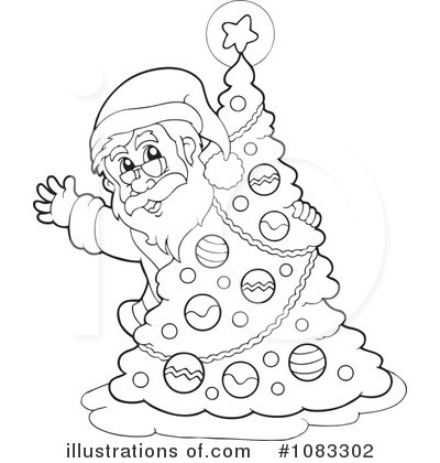 Royalty-Free (RF) Christmas Clipart Illustration by visekart - Stock Sample #1083302