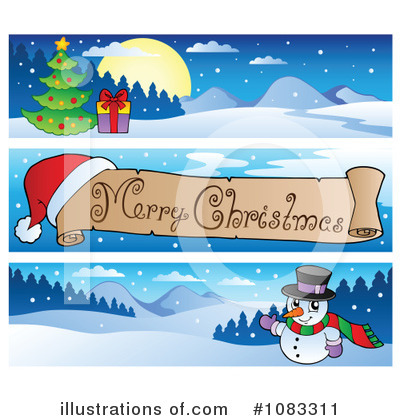 Royalty-Free (RF) Christmas Clipart Illustration by visekart - Stock Sample #1083311