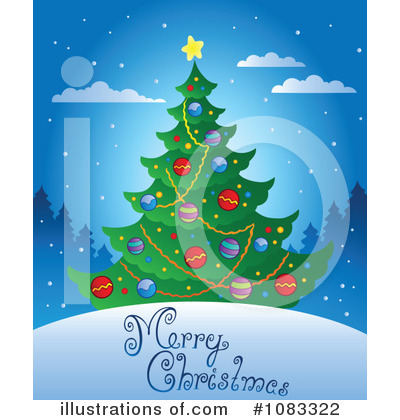 Royalty-Free (RF) Christmas Clipart Illustration by visekart - Stock Sample #1083322
