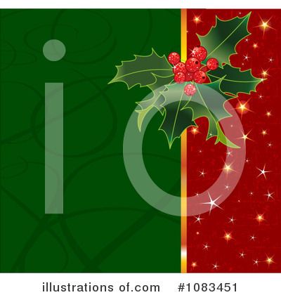 Christmas Holly Clipart #1083451 by Pushkin