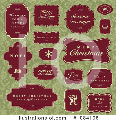 Royalty-Free (RF) Christmas Clipart Illustration by BestVector - Stock Sample #1084196