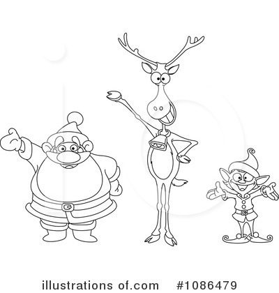 Royalty-Free (RF) Christmas Clipart Illustration by yayayoyo - Stock Sample #1086479