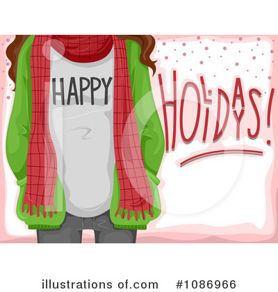 Happy Holidays Clipart #1086966 by BNP Design Studio