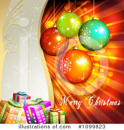 Royalty-Free (RF) Christmas Clipart Illustration by merlinul - Stock Sample #1099823