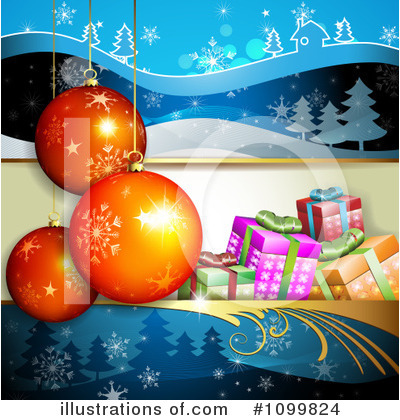 Christmas Bulb Clipart #1099824 by merlinul