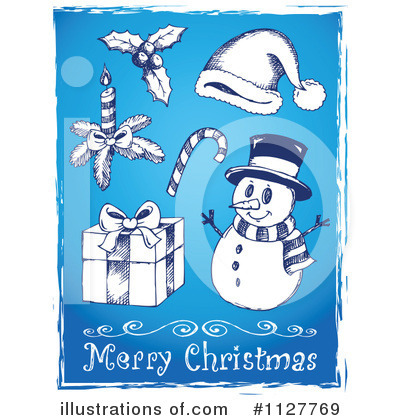 Royalty-Free (RF) Christmas Clipart Illustration by visekart - Stock Sample #1127769