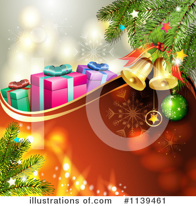 Christmas Bells Clipart #1139461 by merlinul