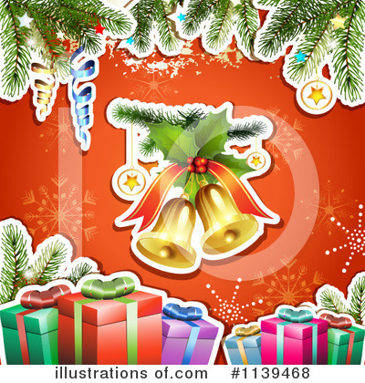 Christmas Bells Clipart #1139468 by merlinul
