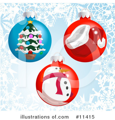 Christmas Tree Clipart #11415 by AtStockIllustration