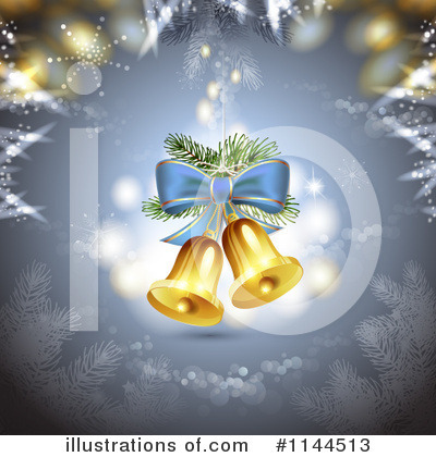 Christmas Bells Clipart #1144513 by merlinul