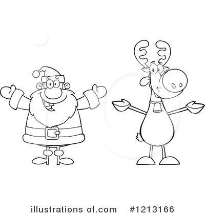 Royalty-Free (RF) Christmas Clipart Illustration by Hit Toon - Stock Sample #1213166
