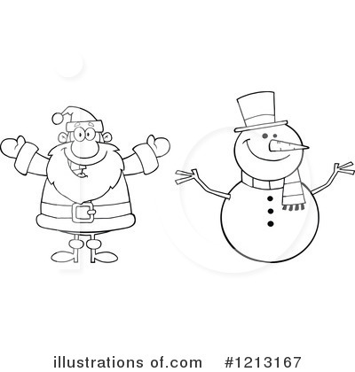 Snowman Clipart #1213167 by Hit Toon