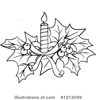 Christmas Candle Clipart #1213299 by Vector Tradition SM