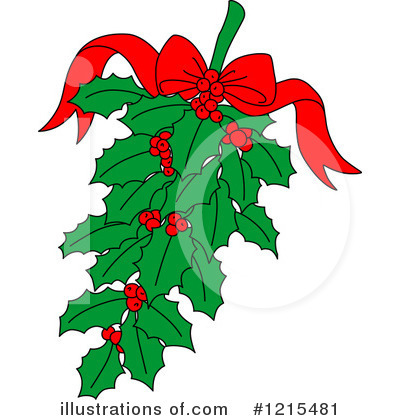Christmas Holly Clipart #1215481 by Vector Tradition SM