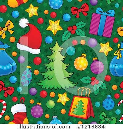 Christmas Pattern Clipart #1218884 by visekart