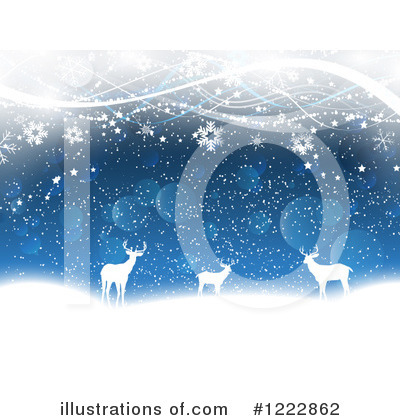 Winter Background Clipart #1222862 by KJ Pargeter