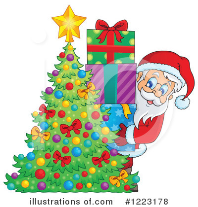Royalty-Free (RF) Christmas Clipart Illustration by visekart - Stock Sample #1223178
