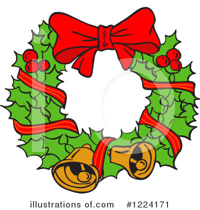Royalty-Free (RF) Christmas Clipart Illustration by LaffToon - Stock Sample #1224171