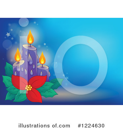 Christmas Candle Clipart #1224630 by visekart