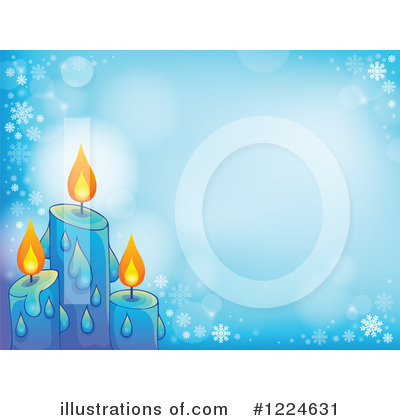 Christmas Candle Clipart #1224631 by visekart